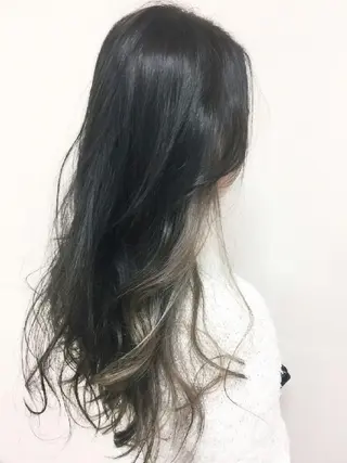 ロング カラー セミロング 【Sweep】おじま のぞみのヘアスタイル