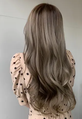 ロング パーマ Glimpse中津店 髪質改善/マツエクのヘアスタイル