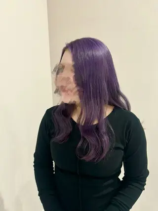 カラー 🫐ブルーラベンダー 髪質改善🫐/MEIのヘアスタイル