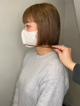 ミディアム カラー land所属・透明感カラー/レイヤ ー🌙Honokaのヘアスタイル