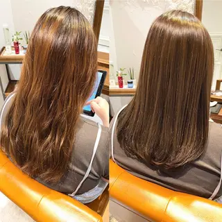 ロング カラー ヘアアレンジ SALOWIN銀座VORT所属・小林 佳祐のヘアスタイル