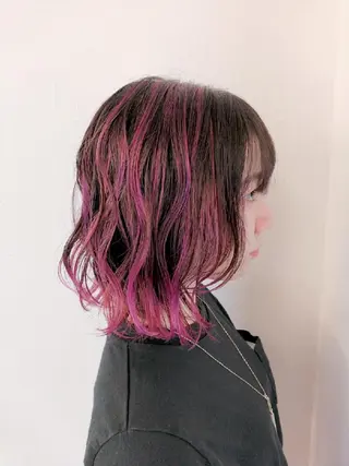 ミディアム カラー デザインカラー髪質 改善Lilithのその他イメージ