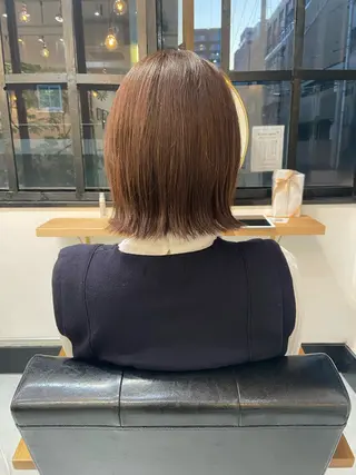 ショート カラー 田中 あやなのヘアスタイル
