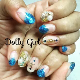 ネイル 個室ネイルサロンDolly  Girl〜ドーリーガール〜所属・DollyGirl KYOKOのネイルデザイン