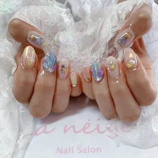 ネイル La neige* yuki 🥯🍑のネイルデザイン