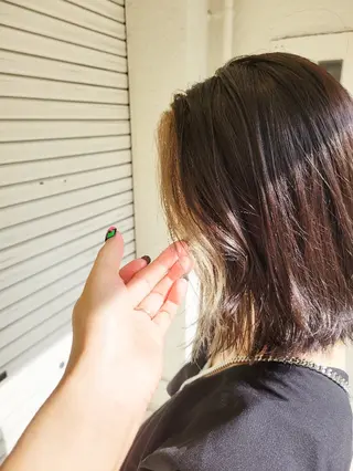 ショート mulum hairdressing所属・代表/淀屋/髪質改善 ダメージレスカラー✨のヘアスタイル