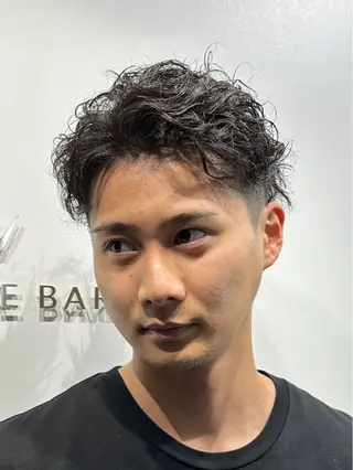 ショート パーマ メンズ 💈神技メンズカット 大沢カズキ✂︎のヘアスタイル