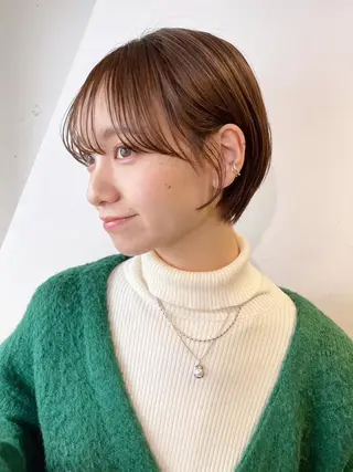 ショート カラー ITbyALBUM 藤沢店のヘアスタイル