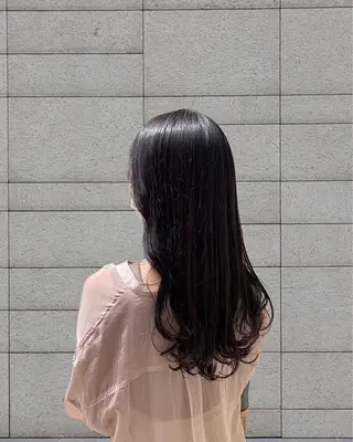 ロング カラー ayano / 透明感・くすみカラーのヘアスタイル