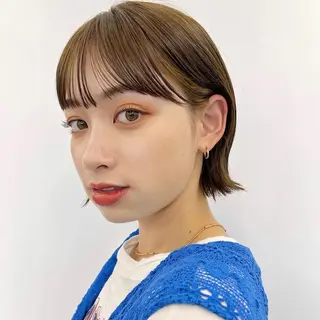 ショート 🌱ボブ/レイヤー/ ベージュ/あやみ✨のヘアスタイル