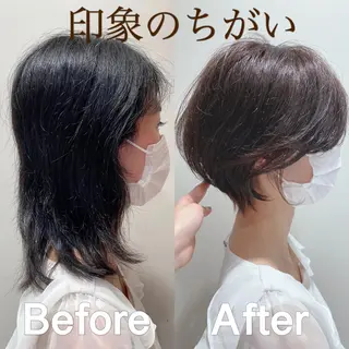 ショート 韓国くびれレイヤー 🇰🇷はづきのヘアスタイル