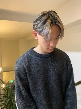 ミディアム パーマ メンズ 松下 友希 【fifth】のヘアスタイル