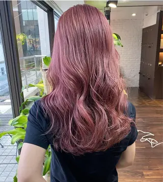 ロング カラー ヘアアレンジ 韓国ヘア×髪質 改善🇰🇷シオリのヘアスタイル