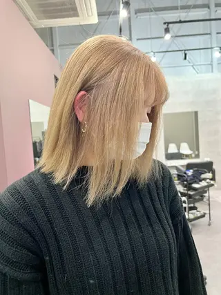 ミディアム カラー Via officialのヘアスタイル