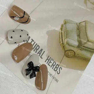 ネイル 神田 ココナッツのネイルデザイン