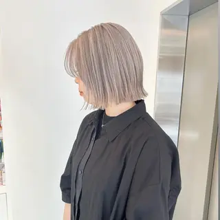 セミロング アヴァンスクロス あべのルシアス店のヘアスタイル