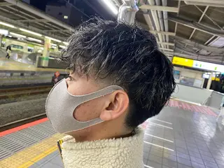 ミディアム メンズ HIRO GINZA 池袋東口店所属・林田 龍明のヘアスタイル