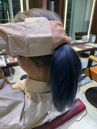 ミディアム カラー 髪質改善/縮毛矯正 ツヤ髪🩷さつきのヘアスタイル