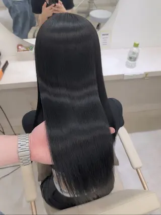 ロング 髪質改善×縮毛矯正 Core 片山健太のヘアスタイル