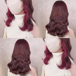 カラー 渋谷:インナーカラー ／🍒エリカ🍒のヘアスタイル
