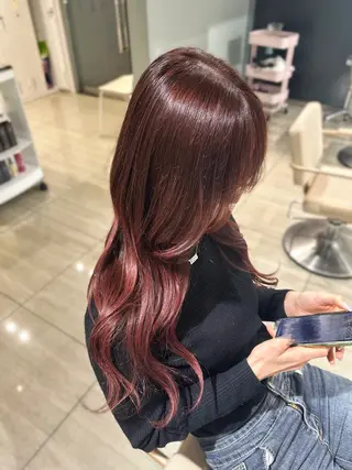 ロング カラー 韓国ヘア/髪質改善 /natsuki🧸のヘアスタイル