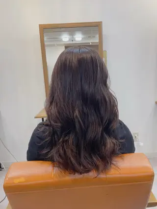 ロング モデル募集中lore 中村かれんのヘアスタイル