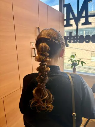 ヘアアレンジ 💜juna💜/高 槻/韓国風のヘアスタイル