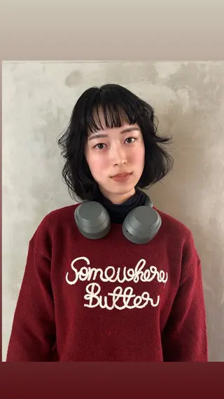 ミディアム カラー タナカ カナ🫧のヘアスタイル