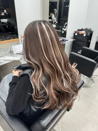 ロング カラー エクステ/透明感 韓国ヘア/KENTAのヘアスタイル