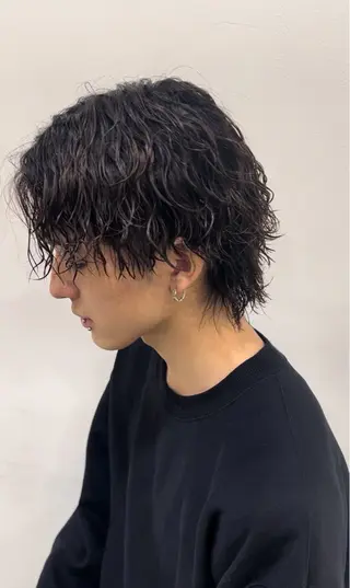 パーマ メンズ メンズカット松戸/韓 国/メンズパーマ航太のヘアスタイル