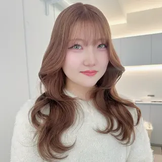 ロング カラー 上品モテハイトーン chiakiのヘアスタイル