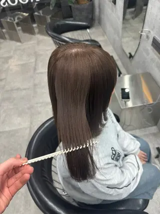 ミディアム 表参道/中明度カラー /レイヤー/Youのヘアスタイル