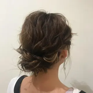 セミロング ヘアアレンジ 髪質改善period.所属・いしかわまい🎀 髪質改善特価サロンのヘアスタイル