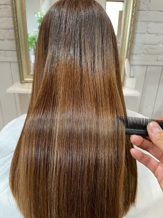 ロング 髪質改善美容室bokuno3号店所属・前髪生えぐせ直し♡ お顔周りカット☆スガのヘアスタイル