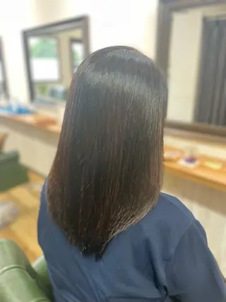 セミロング i'LL Hair Design所属・藤枝のカリスマ ✂︎みしまたかしのヘアスタイル