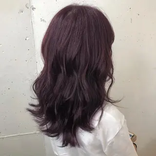ロング カラー パーマ ヘアアレンジ 八巻 晴香のヘアスタイル