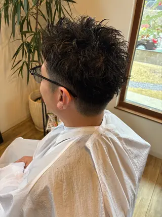 パーマ メンズ 清水 美香のヘアスタイル