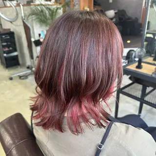 ミディアム カラー 山口 智也のヘアスタイル