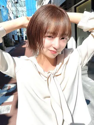 ミディアム カラー 市原 大翼のヘアスタイル