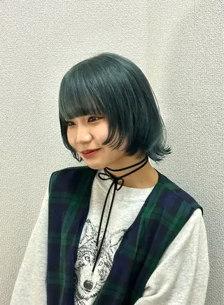 カラー 個性派ネイル シノのネイルデザイン