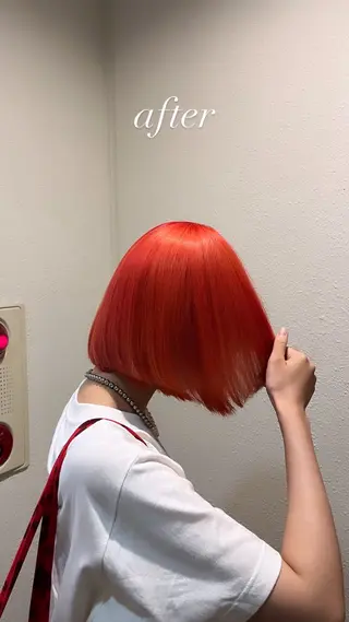 ミディアム カラー 鷲田 晴輝のヘアスタイル