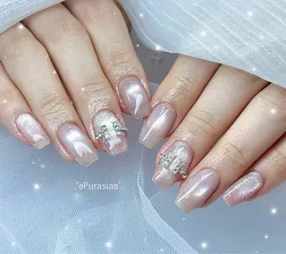 ネイル Purasia高橋✧ マグ/ワンホン/地雷のネイルデザイン