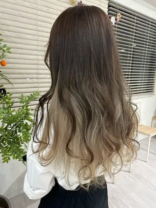 ロング カラー 💙まこと💙艶 カラー(Rico)のヘアスタイル