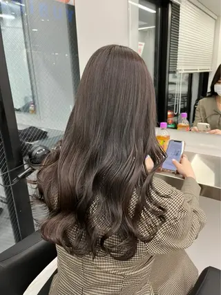 ロング カラー BABY 艶髪暗髪ヘア💖達人のヘアスタイル