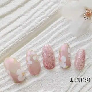 ネイル infinity skyのネイルデザイン