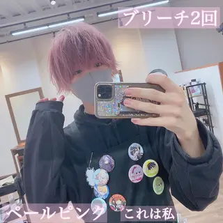 ショート カラー 熊谷ウルフ・レイヤー あゆむのヘアスタイル