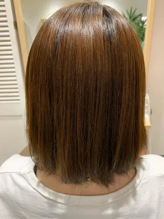 ミディアム パーマ infinity新富町所属・池田 美玖のヘアスタイル