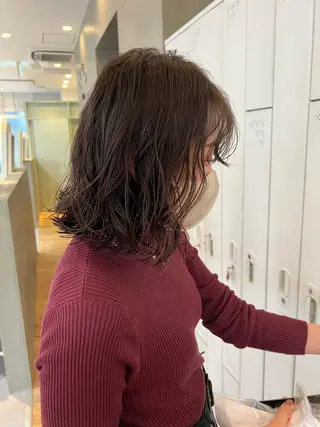 ミディアム パーマ ボブ指名No.1/ ボブパーマ/ユキのヘアスタイル