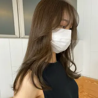 セミロング 艶髪✨×似合わせ hair🧚ナツホのヘアスタイル