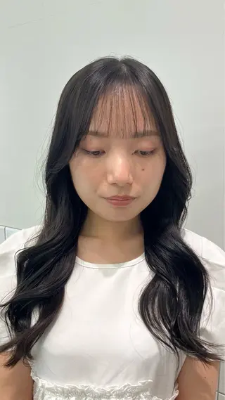 ロング カラー GOTODAY シェアサロン梅田NU茶屋町店所属・髪質改善/艶カラー 縮毛矯正/みほのヘアスタイル